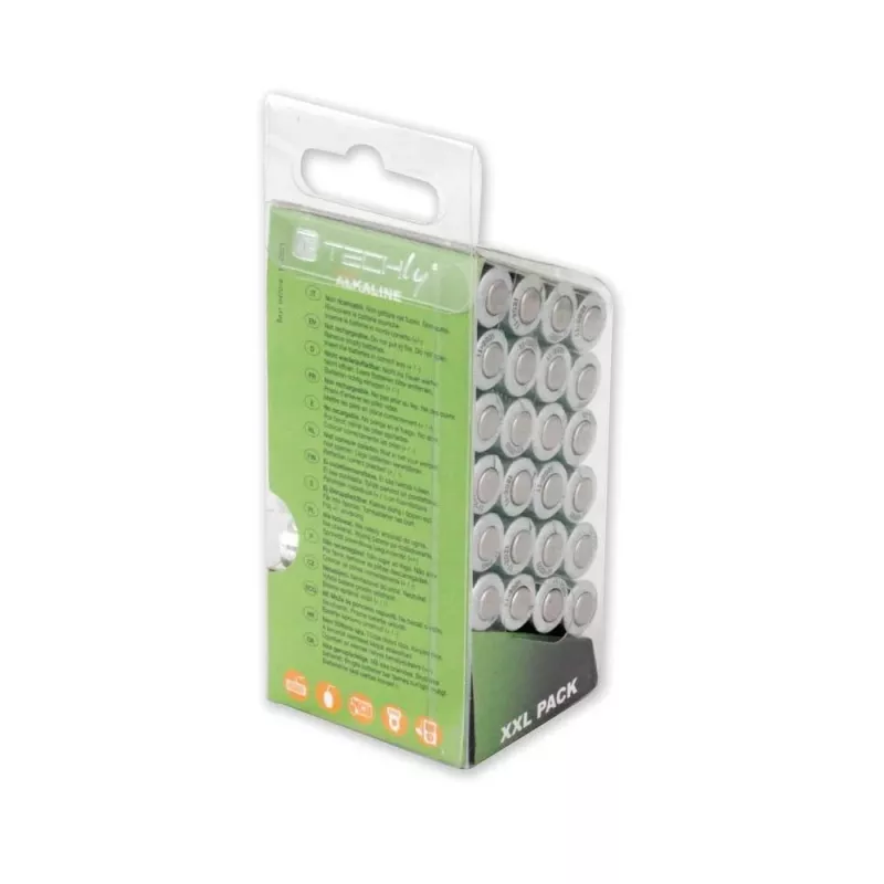 Techly multipack 24 batérií High Power Mini Stilo AAA alkalické LR03 1,5V IBT-KAL-LR03-B24T