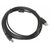 LANBERG USB kábel USB 2.0 USB B – 3 m čierny