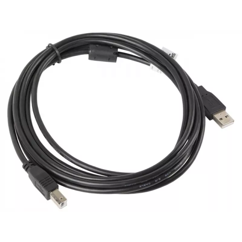 LANBERG USB kábel USB 2.0 USB B – 3 m čierny