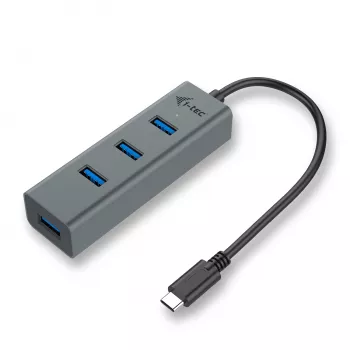 i-tec kovový USB-C HUB 4 porty
