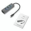 i-tec kovový USB-C HUB 4 porty