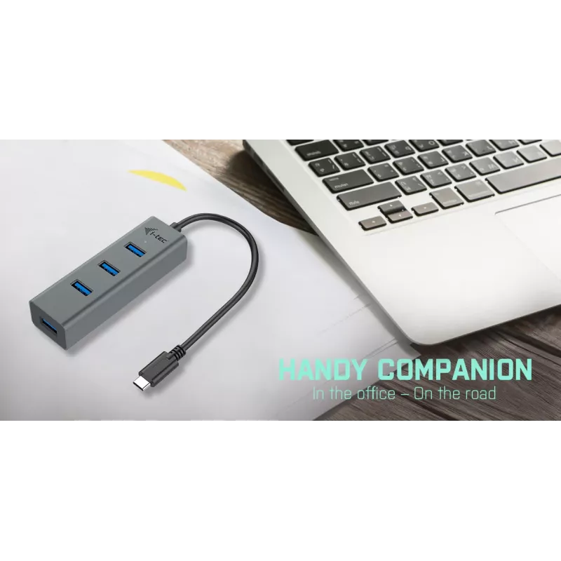 i-tec kovový USB-C HUB 4 porty