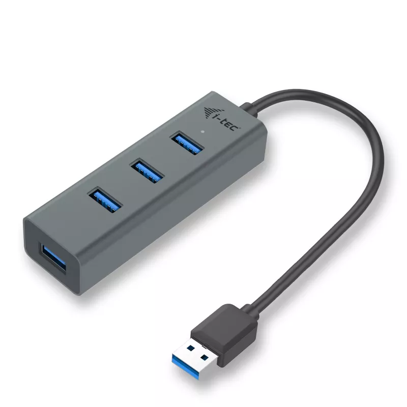 USB Hub i-tec kovový USB 3.0 HUB 4 porty
