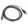 Kábel USB 2.0 LANBERG CA-USBA-10CC-0018-BK — 1,8 m, USB A (konektor samec) na USB B (konektor samec), čierny