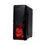 PC skriňa iBox Orcus X14 Midi Tower, ATX/Micro ATX/ITX, bočné okno, 2 ventilátory 120 mm s červeným podsvietením, 3x 3,5 palca, 2x 2,5 palca, 1x 5,25 palca, USB 3.0, čierna