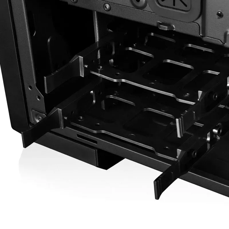 PC skriňa Modecom Oberon Pro Midi Tower, ATX/Micro ATX/ITX, bočné okno, grafická karta do 395 mm, 2x USB 3.0, čierna
