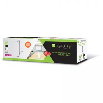 Techly predlžovacia stropná montáž na projektor 545-900 mm strieborný ICA-PM 18M