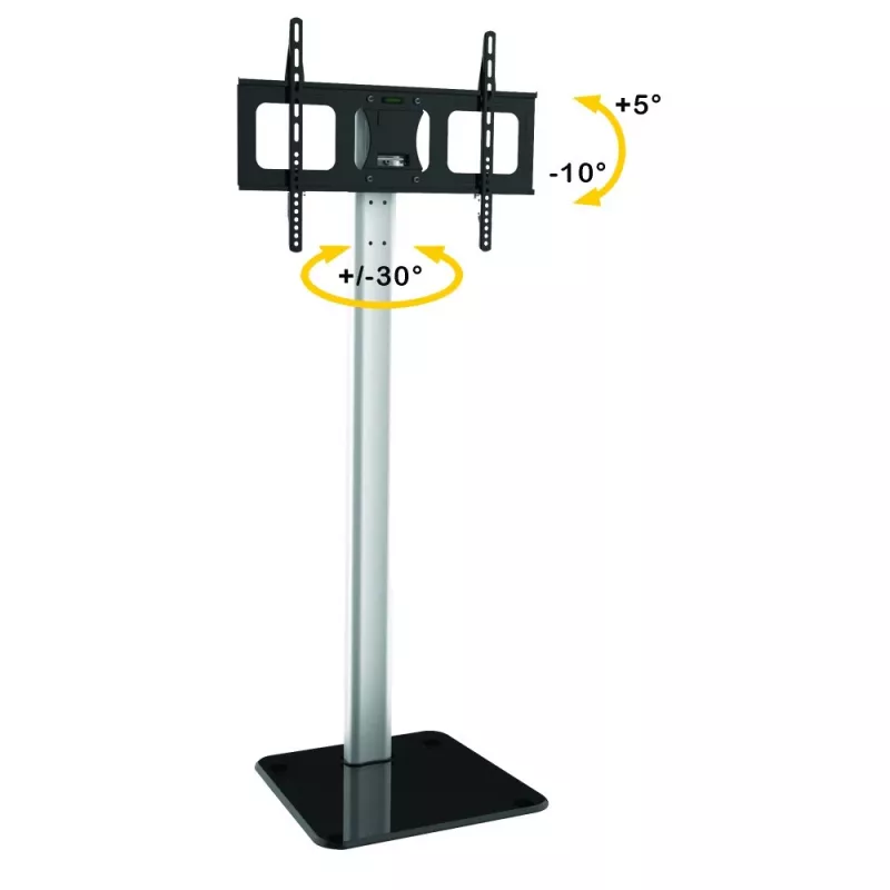 Techy ICA-TR11 TV montáž/stojan 177,8 cm (70 palcov) čierna, strieborná