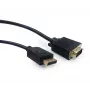 Gembird CCP-DPM-VGAM-6 adaptérový kábel DisplayPort na VGA, 1,8 m, čierny