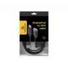 Gembird CCP-DPM-VGAM-6 adaptérový kábel DisplayPort na VGA, 1,8 m, čierny