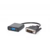 Video adaptérový kábel Gembird DVI-D (konektor samec) na VGA (konektor samica) 0,2 m, čierny