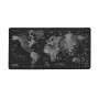 Podložka pod myš NATEC Time Zone Map Maxi — textil 400×800 mm, 2,5 mm, vodoodpudivá, protišmyková