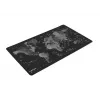 Podložka pod myš NATEC Time Zone Map Maxi — textil 400×800 mm, 2,5 mm, vodoodpudivá, protišmyková