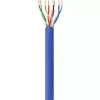Sieťový kábel Techly ITP6-CCA-305-BL Cat6 U/UTP, 305 m, drôt, CCA, modrý