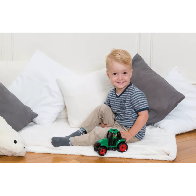 Lena Truckies traktor, traktor, 2 roky, plast, čierna, zelená