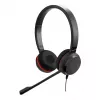 Jabra Evolve 20SE MS Stereo, káblový, kancelária/call centrum, 150 - 7000 Hz, 132 g, headset, čierna