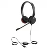 Jabra Evolve 20SE MS Stereo, káblový, kancelária/call centrum, 150 - 7000 Hz, 132 g, headset, čierna
