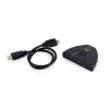 HDMI rozbočovač Gembird DSW-HDMI-35 — 3 porty, HDMI, 0,5 m kábel, čierny