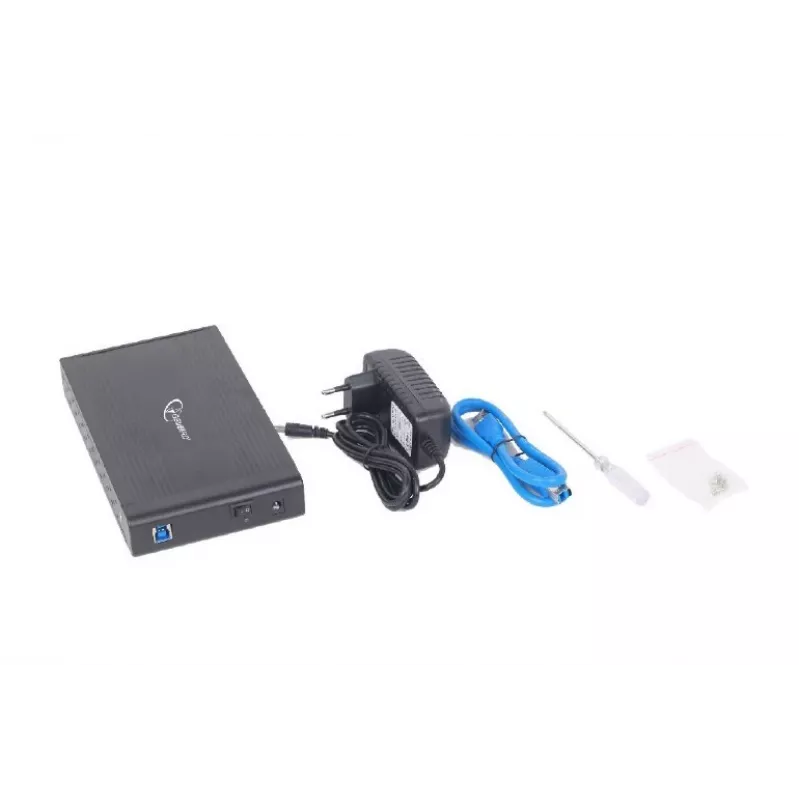 GEMBIRD externé puzdro USB 3.0 3,5 palca – čierne