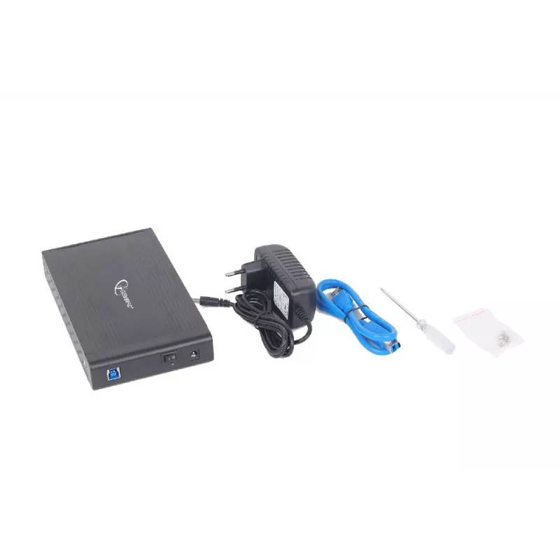 GEMBIRD externé puzdro USB 3.0 3,5 palca – čierne