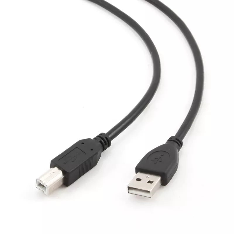 GEMBIRD kábel USB 2.0 Type-A na USB Type-B 1 m, čierny