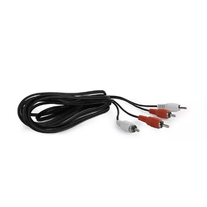 Audio kábel Gembird CCA-2R2R-6 1,8 m 2 x RCA čierny