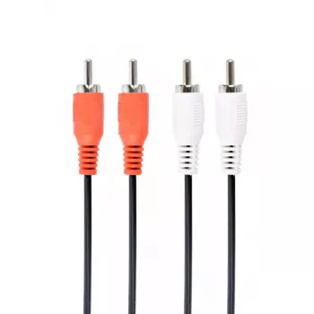 Audio kábel Gembird CCA-2R2R-6 1,8 m 2 x RCA čierny