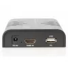 DIGITUS HDMI KVM extender, 120 m cez sieťový kábel (Cat 5, 5E, 6), Full HD, 1080p