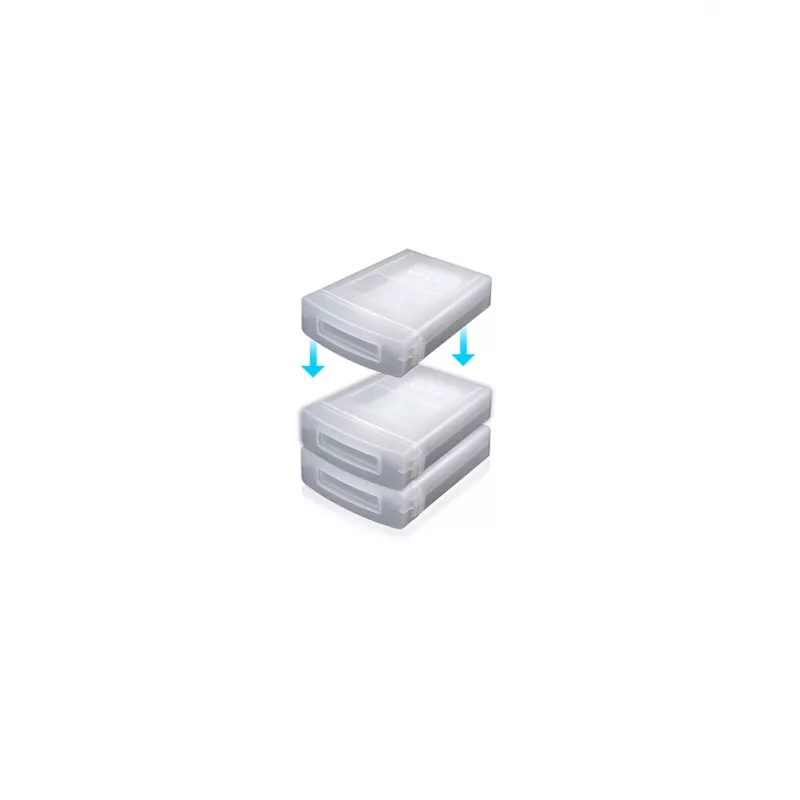 ICY BOX IB-AC602a puzdro na prenos plastové priesvitné