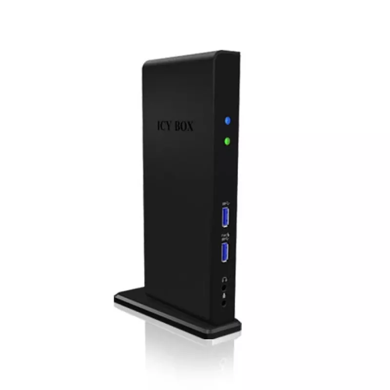 ICY BOX IB-DK2241AC káblové USB 3.2 Gen 1 (3.1 Gen 1) Type-A čierny