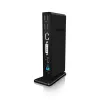 ICY BOX IB-DK2241AC káblové USB 3.2 Gen 1 (3.1 Gen 1) Type-A čierny