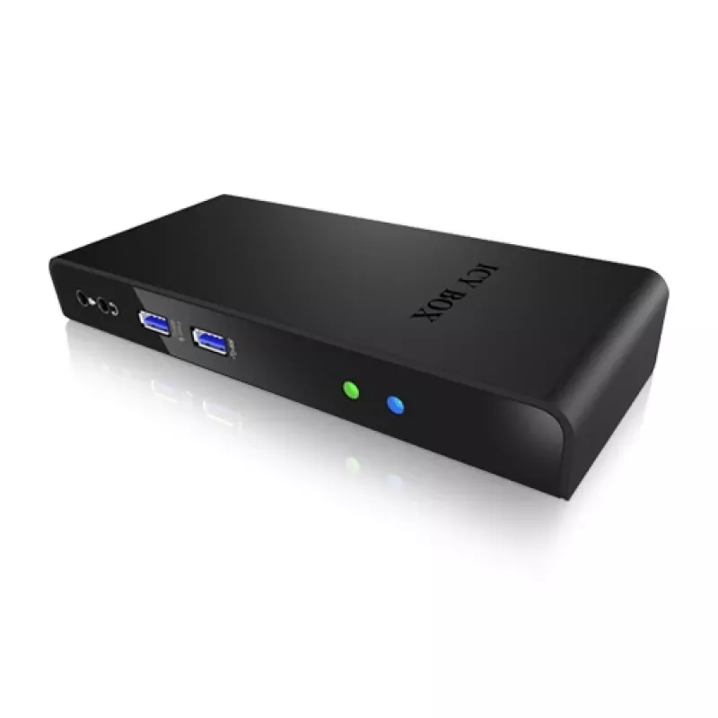ICY BOX IB-DK2241AC káblové USB 3.2 Gen 1 (3.1 Gen 1) Type-A čierny