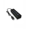 ICY BOX IB-HUB1409-C3 USB 3.2 Gen 1 (3.1 Gen 1) Type-C 5000 Mbit/s čierny