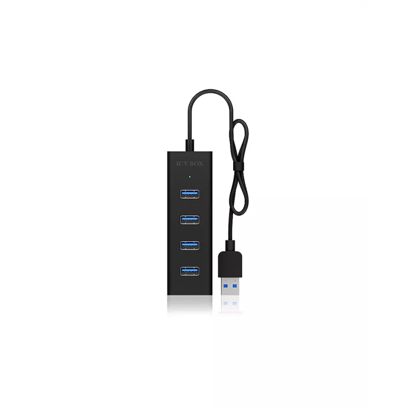 ICY BOX IB-HUB1409-U3 USB 3.2 Gen 1 (3.1 Gen 1) Type-A 5000 Mbit/s čierny
