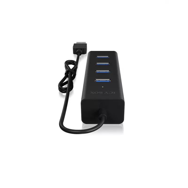 ICY BOX IB-HUB1409-U3 USB 3.2 Gen 1 (3.1 Gen 1) Type-A 5000 Mbit/s čierny
