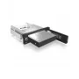 ICY BOX IB-168SK-B vyberateľný rám bez šuplíka pre SATA HDD 3,5″ do pozície 5,25″ (13,3 cm), so zámkom, čierny