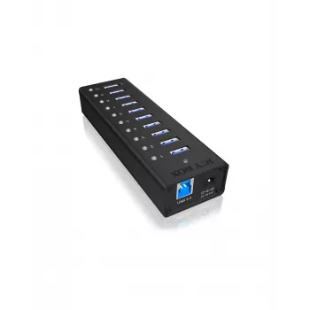ICY BOX IB-AC6110 USB 3.2 Gen 1 (3.1 Gen 1) Type-B 5000 Mbit/s čierna