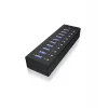 ICY BOX IB-AC6110 USB 3.2 Gen 1 (3.1 Gen 1) Type-B 5000 Mbit/s čierny