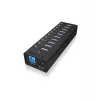 ICY BOX IB-AC6110 USB 3.2 Gen 1 (3.1 Gen 1) Type-B 5000 Mbit/s čierny