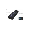 ICY BOX IB-AC6110 USB 3.2 Gen 1 (3.1 Gen 1) Type-B 5000 Mbit/s čierny