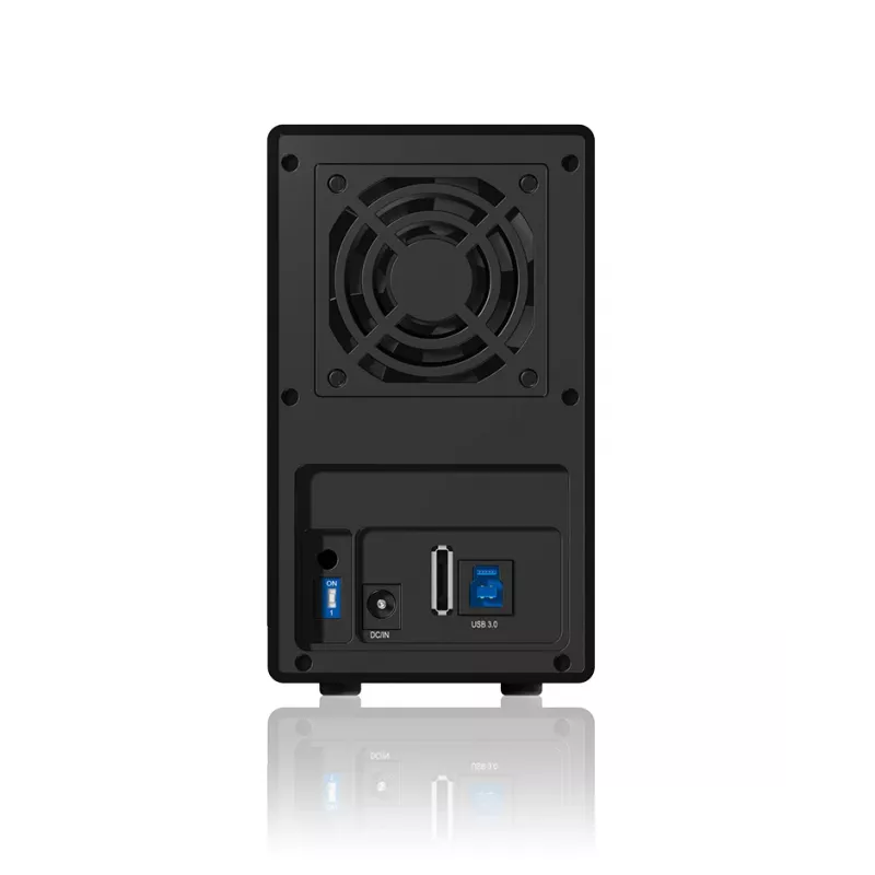 ICY BOX IB-RD3620SU3 diskové pole 0 TB desktop čierny