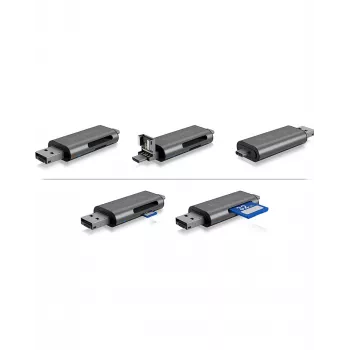 ICY BOX IB-CR200-C čítačka kariet USB 2.0 čierna