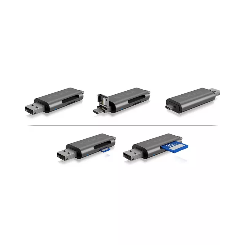 ICY BOX IB-CR200-C čítačka kariet USB 2.0 čierny