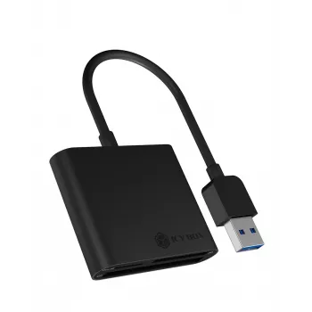 ICY BOX IB-CR301-U3 čítačka kariet USB 3.2 Gen 1 (3.1 Gen 1) čierna