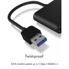 ICY BOX IB-CR301-U3 čítačka kariet USB 3.2 Gen 1 (3.1 Gen 1) čierny