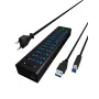 ICY BOX IB-AC6113 USB 3.2 Gen 1 (3.1 Gen 1) Type-B 5000 Mbit/s čierny