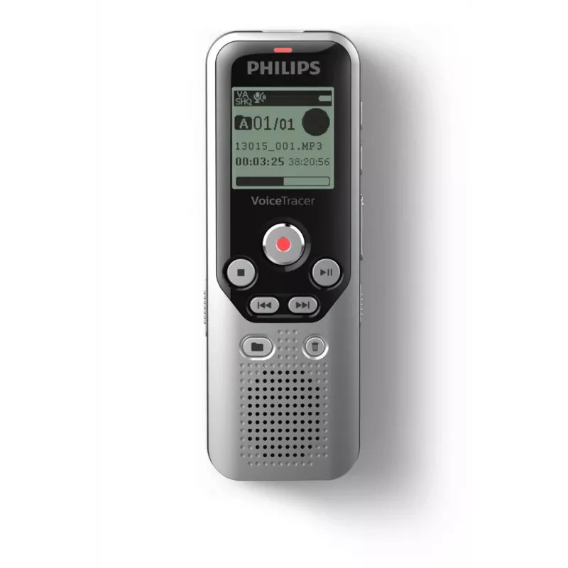 Philips DVT1250 diktafón interná pamäť & flash karta čierna, sivá