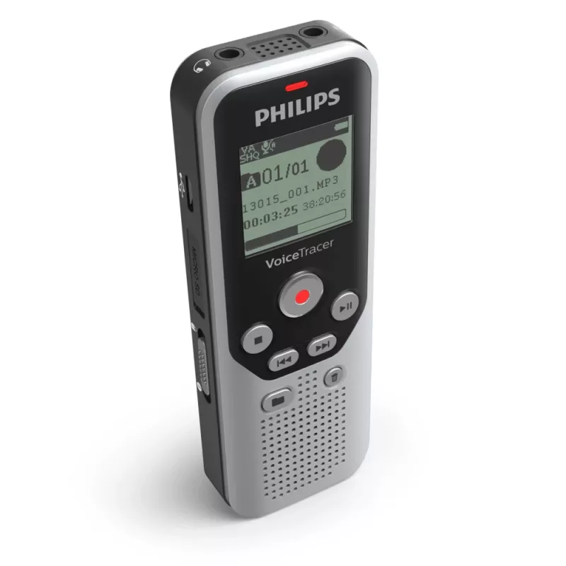 Philips DVT1250 diktafón interná pamäť & flash karta čierna, sivá
