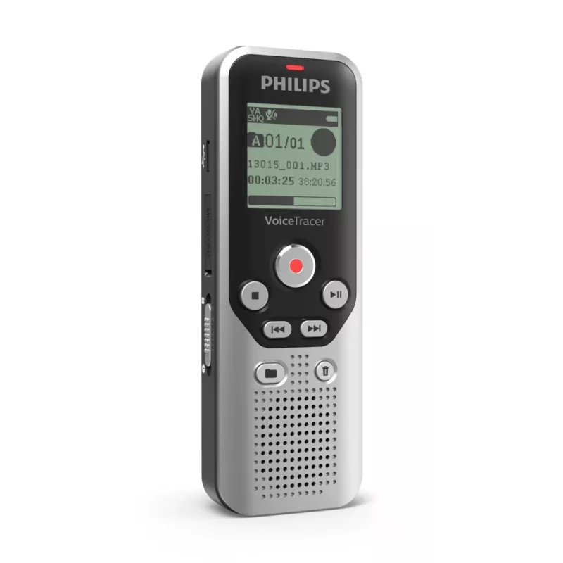 Philips DVT1250 diktafón interná pamäť & flash karta čierna, sivá