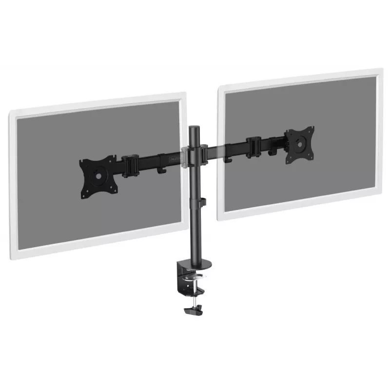 DIGITUS stojan na dva monitory so svorkou pre monitory do 70 cm (27 palcov) (DA-90349)